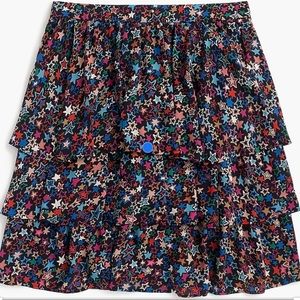NWT J.Crew star patterned skirt size 4
